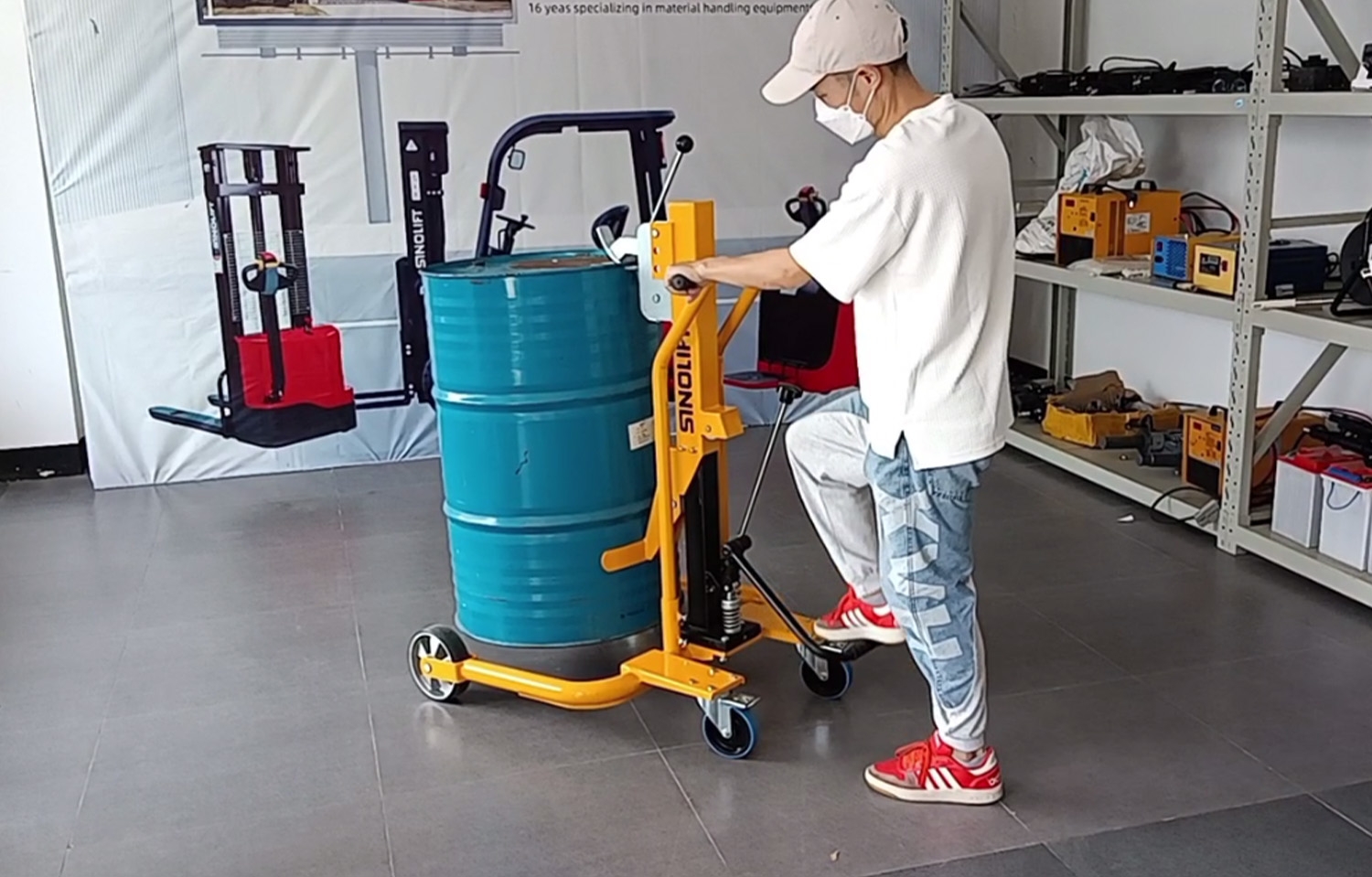 Safe Handling 55 Gallon Drums
